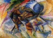Umberto Boccioni Dynamism of a Biker oil painting on canvas